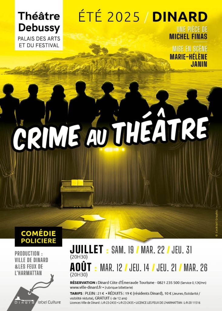 Affiche De La Pièce Crime Au Théâtre Dinard