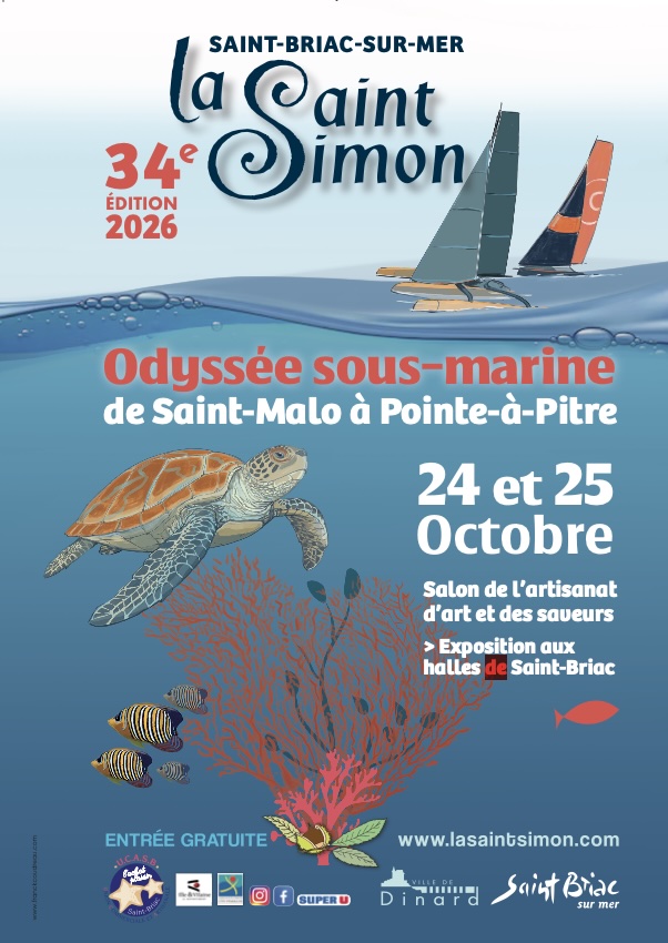 Affiche de la Saint-Simon 2026 à Saint-Briac-sur-Mer