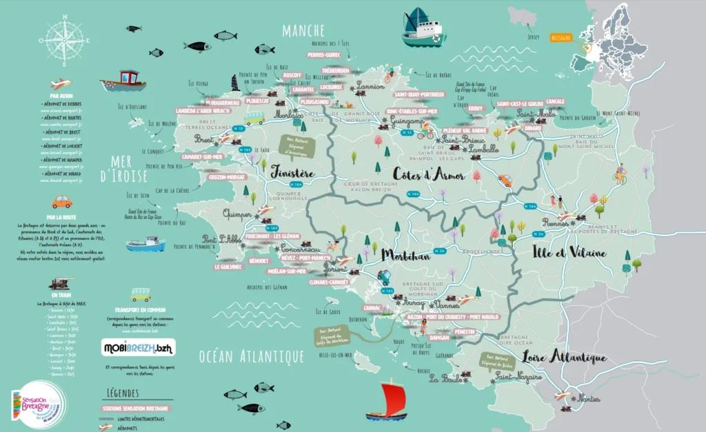 Plan Sensations Bretagne