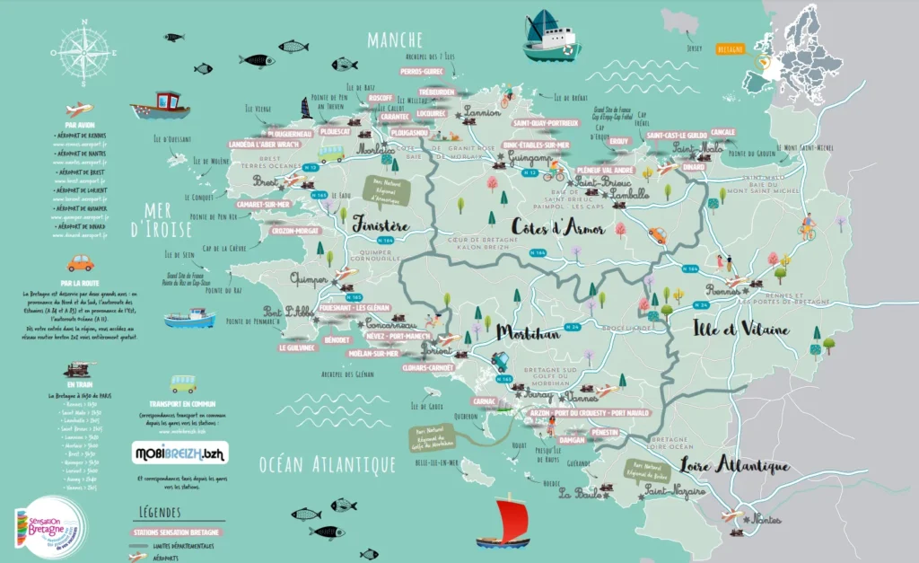Plan Sensations Bretagne