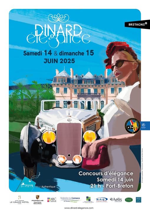 Affiche Dinard Elégance 2025