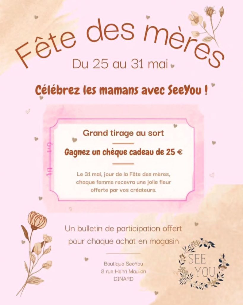 See You Dinard Fête Des Mères