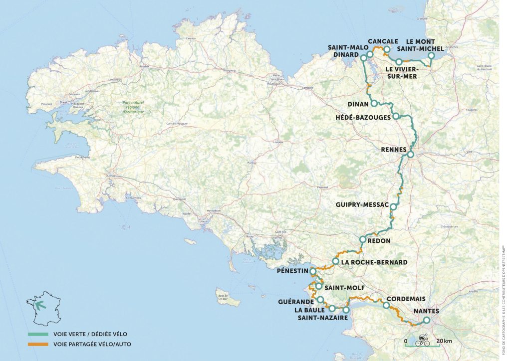 Carte Traversée Bretonne