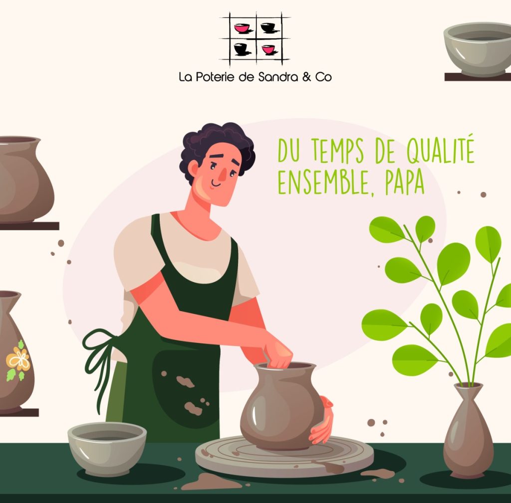 Coffret Initiation Tournage Fete Des Papas Poterie De Sandra
