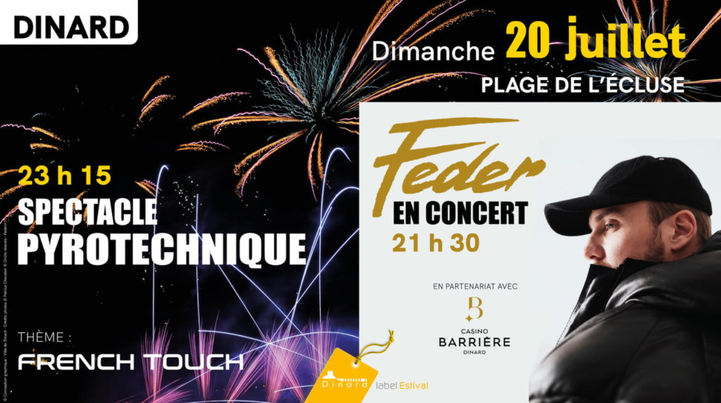 Feu D'artifice Dinard Et Concert De Feder