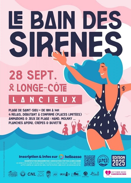 Le Bain Des Sirenes à Lancieux Octobre Rose