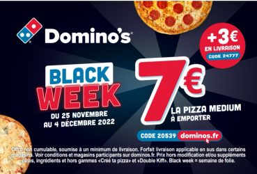 Black Friday chez Domino’s Pizza